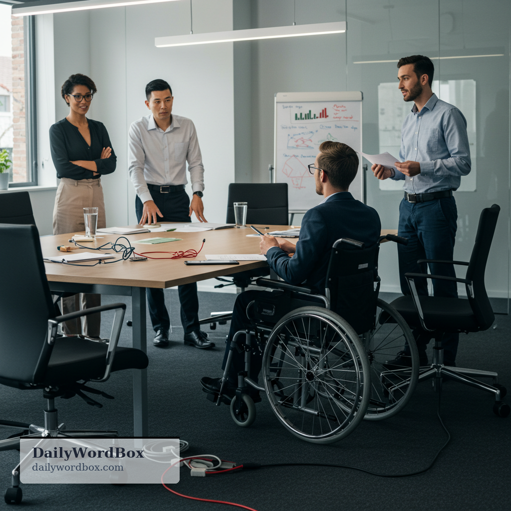 ableist: Showing prejudice or discrimination against disabled people, or treating disability as something inferior or abnorm…
