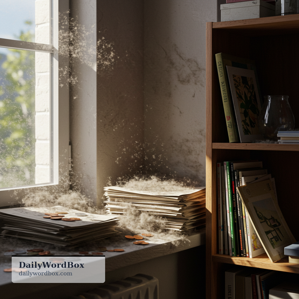 accumulation: the gradual gathering or increase of something over time
