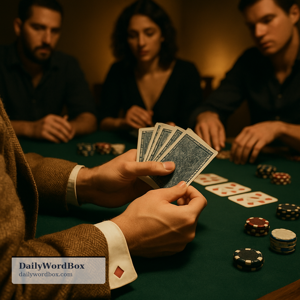 ace up your sleeve: A hidden advantage, resource, or plan that can be used later to gain an edge.