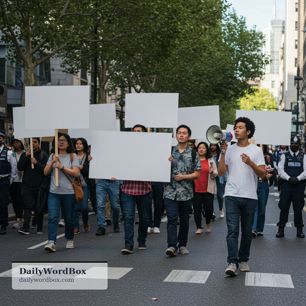 activist: a person who takes practical action to support a cause and bring about social or political change