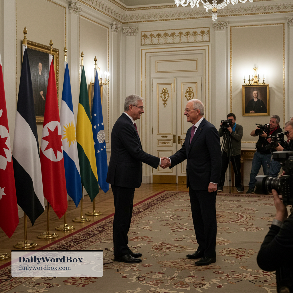 ambassador: A senior diplomat who officially represents a country in another country.