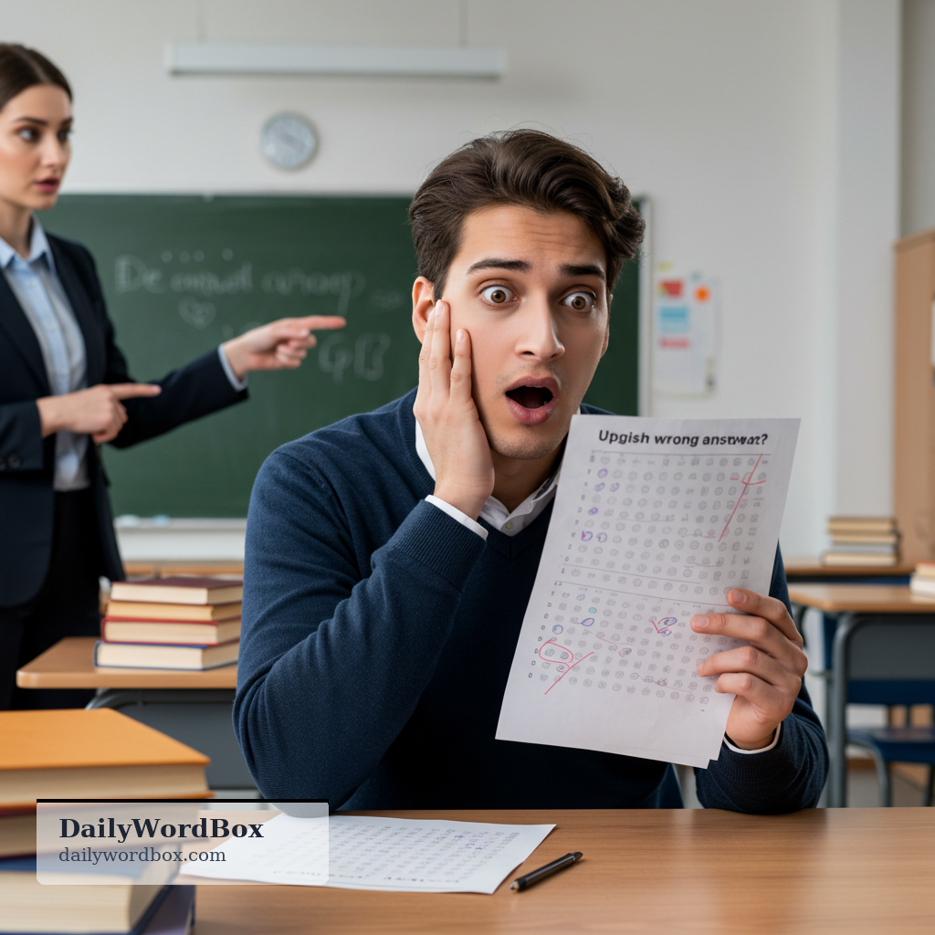 answer incorrectly: to give a wrong answer; to respond in a way that is not correct