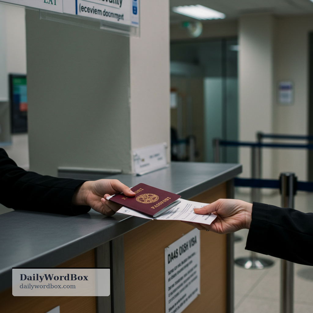 apply for: to request officially to receive permission or a document (such as a visa or license)