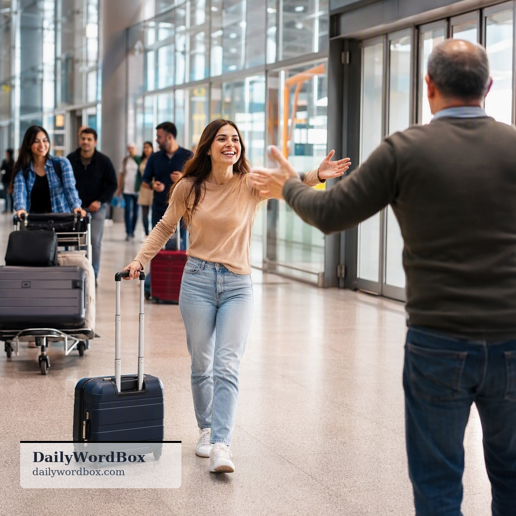arrival hall: The area in an airport, station, or port where passengers disembark from a plane, train, or ship and collect t…