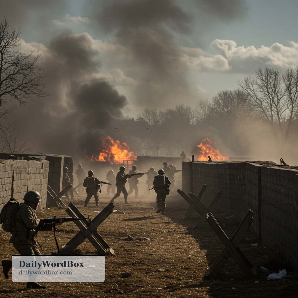 assault: an aggressive attack on a place or position, especially by armed forces