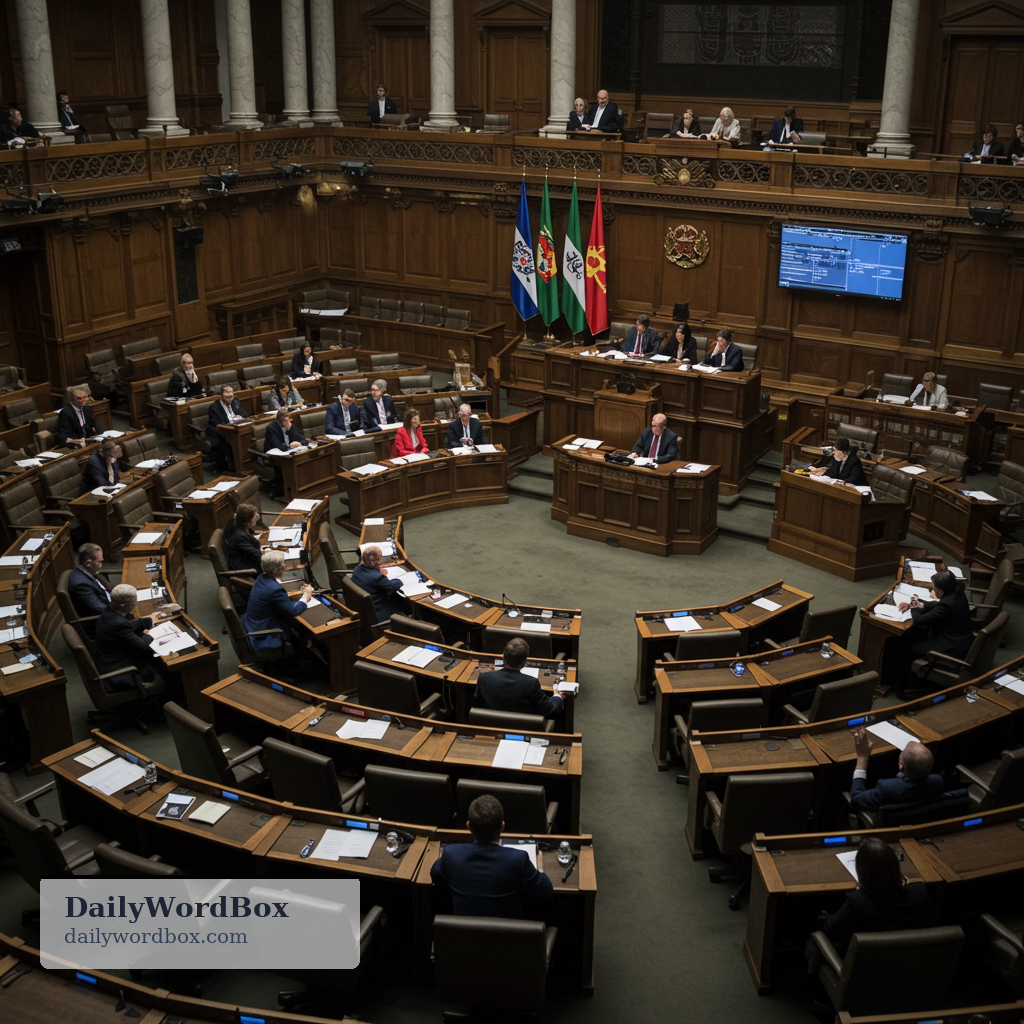 assembly: A formal law-making body in some countries or regions.