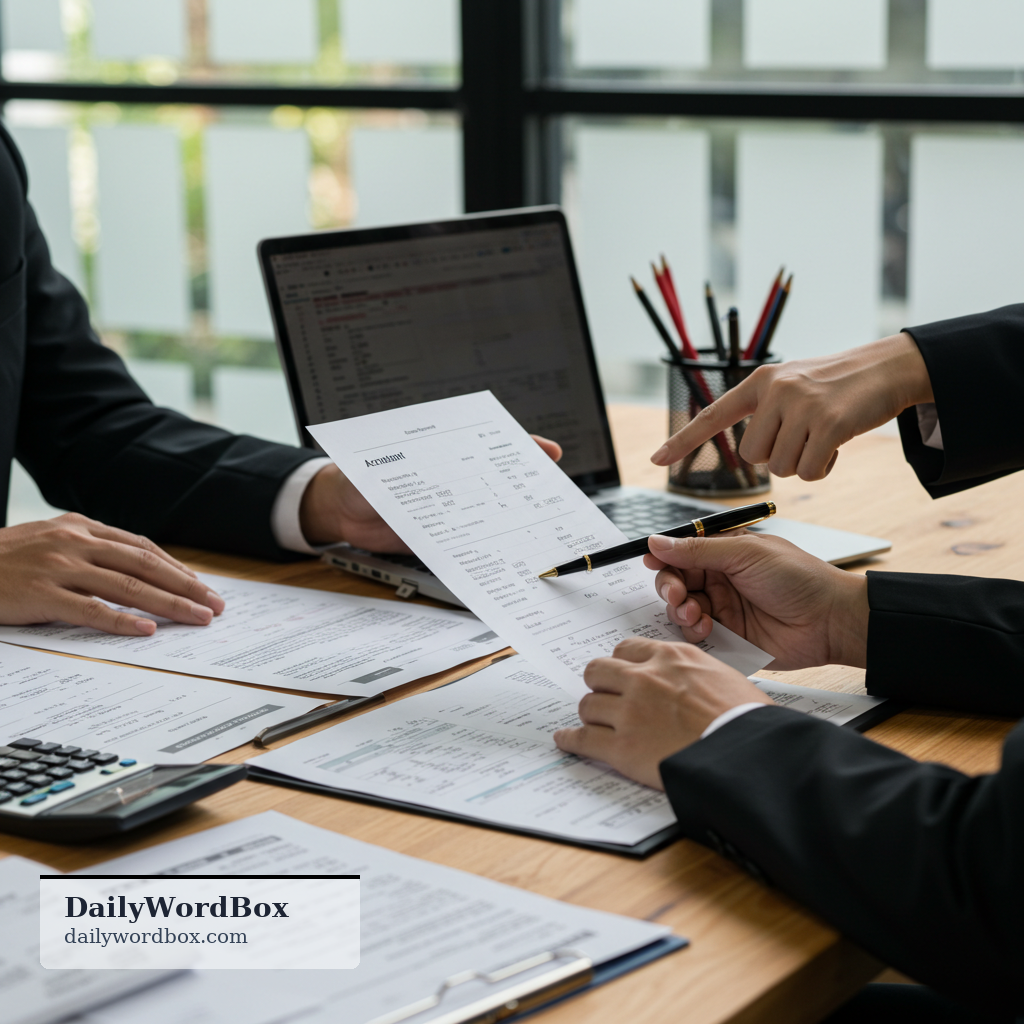 audit: an official examination of financial accounts or business records
