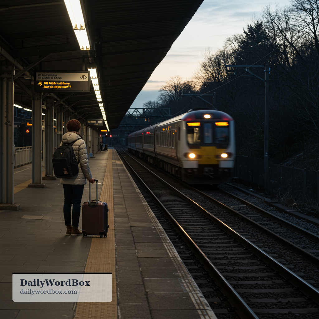 await: to wait for something or someone, especially when you expect it to happen or arrive