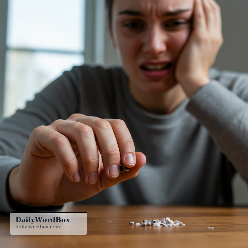 bad habit: a repeated behavior that is harmful, unhealthy, or socially undesirable