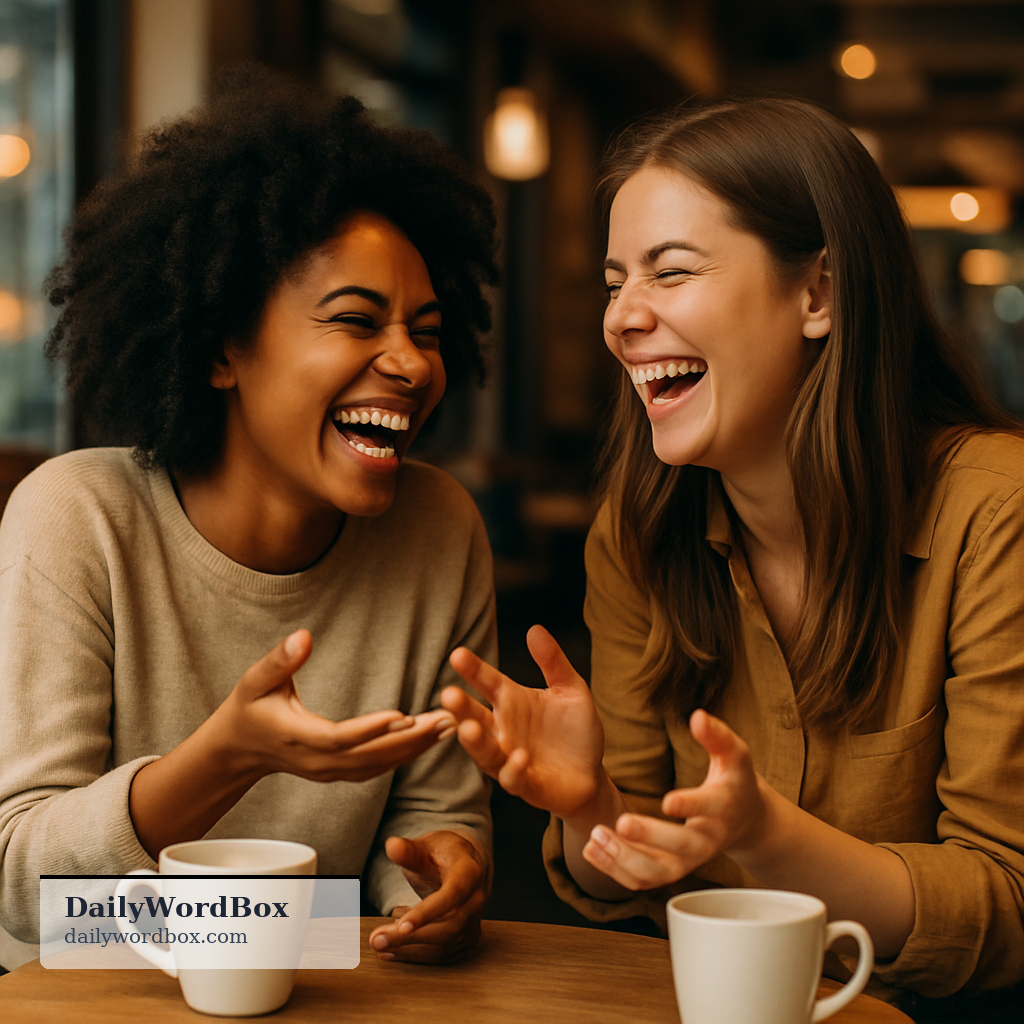 banter: Banter is friendly, playful talk and joking between people.