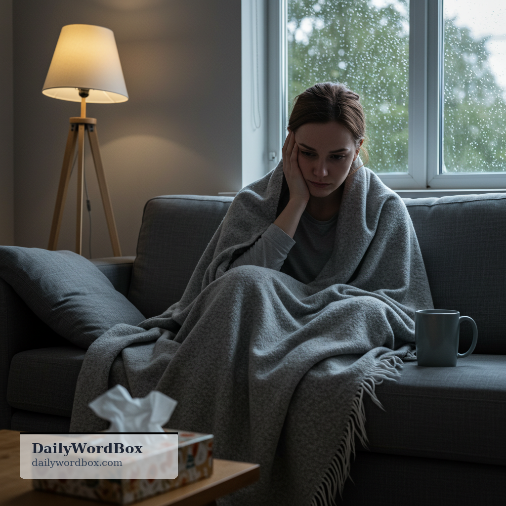 be down on: To feel worse than usual in mood or health.