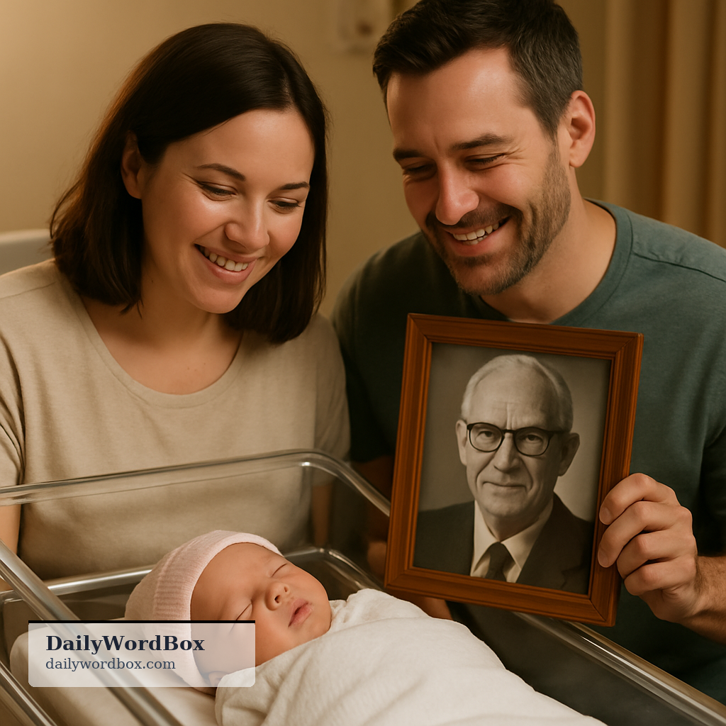 be named after: “Be named after” means to be given the same name as someone or something in order to honor or remember them.