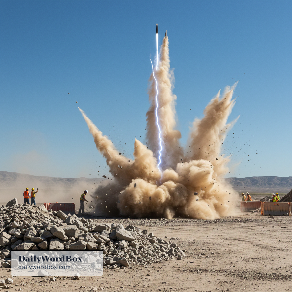 blast: A blast is a sudden strong explosion or burst of air, energy, or sound.
