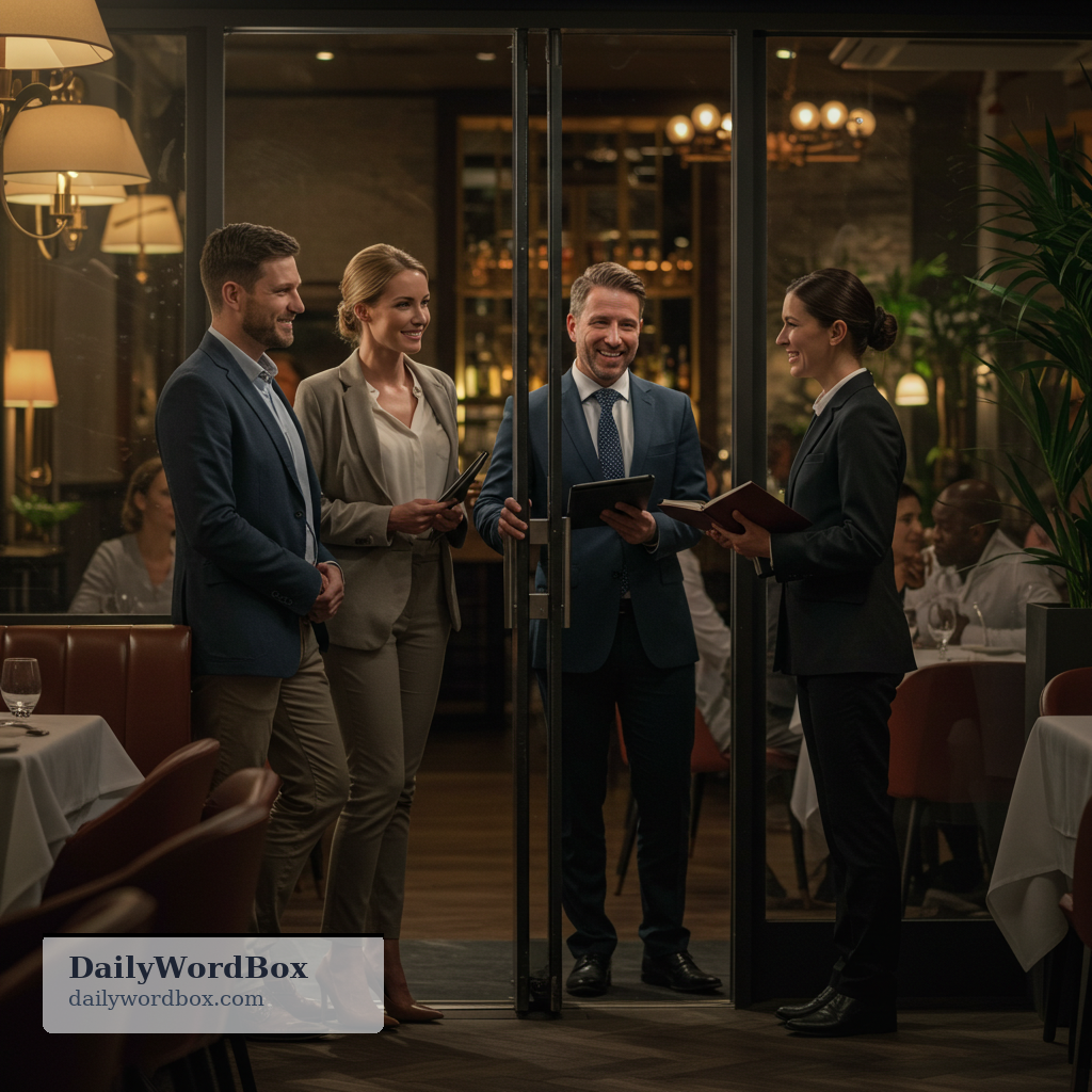 book a table: To make a reservation for a table, typically at a restaurant, in advance.