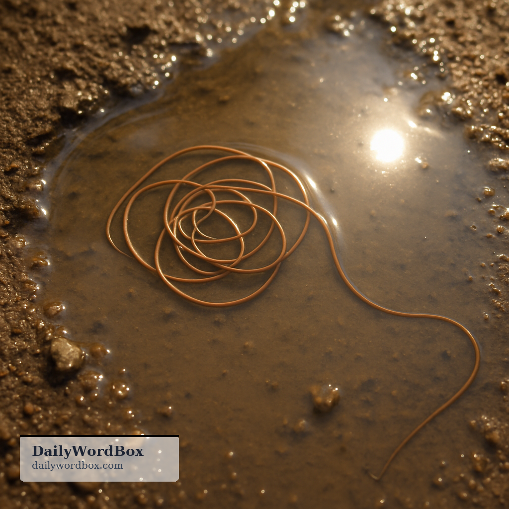 bootlace worm: A bootlace worm is a very long, thin marine worm that lives on the seafloor.