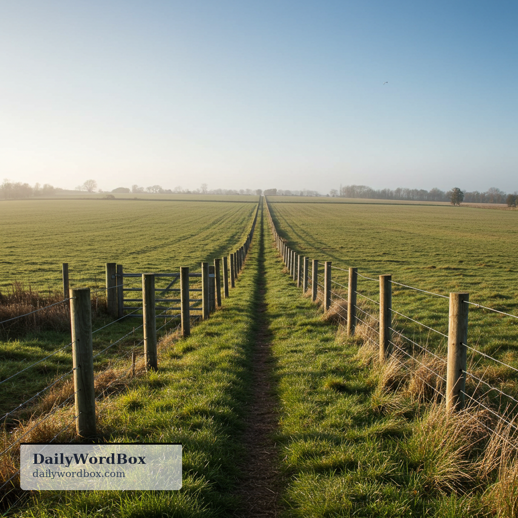 boundary: a line that divides two areas of land or places; an edge or border