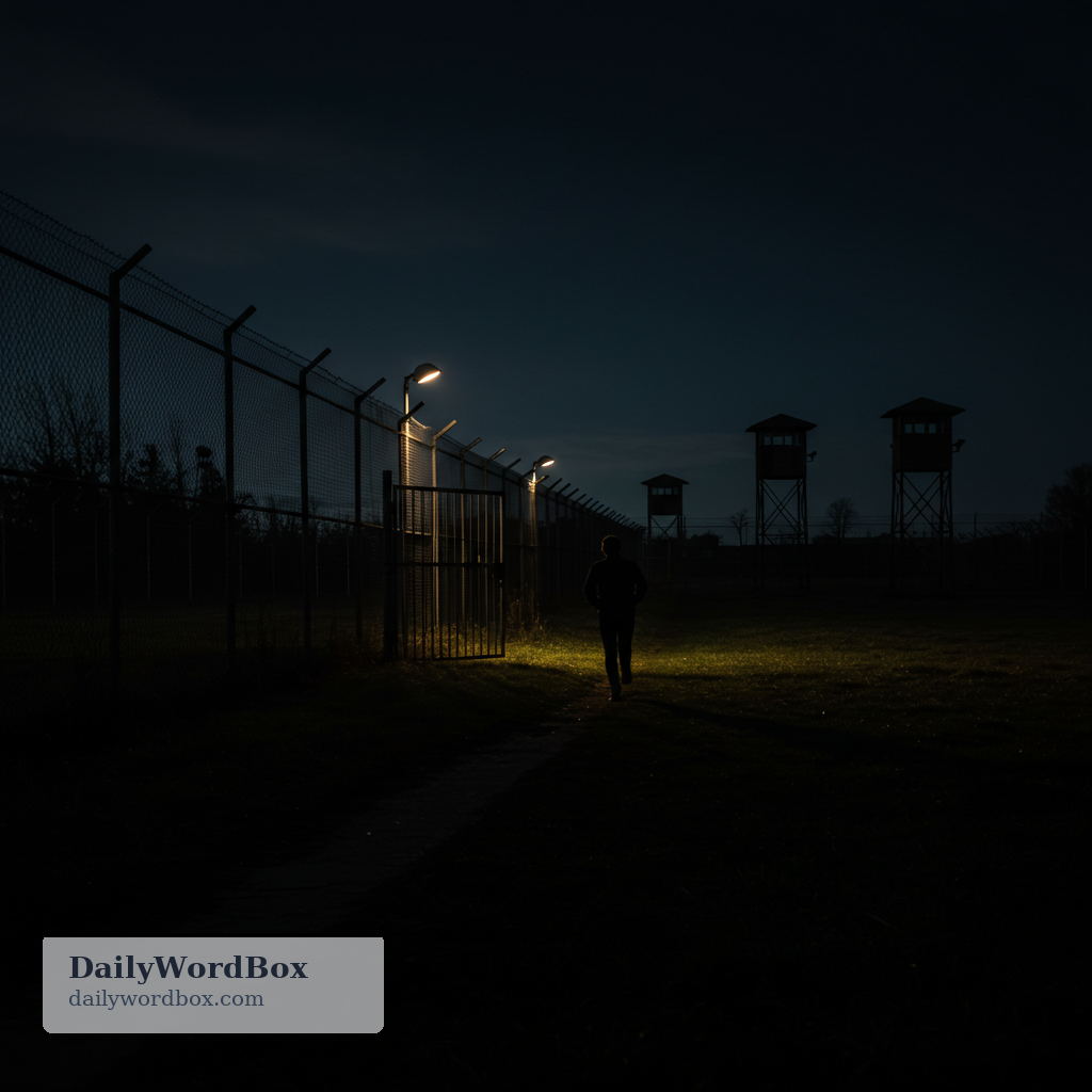 break out: to escape from a place where you are being kept, such as a prison