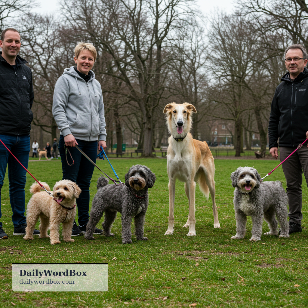 breed: a particular type of animal within a species, with shared characteristics