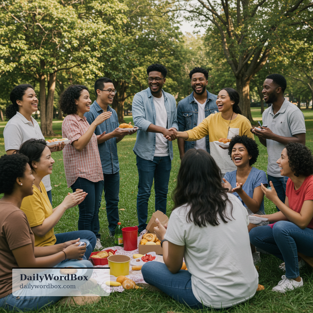 bring people together: to help people unite, connect, or become closer as a group