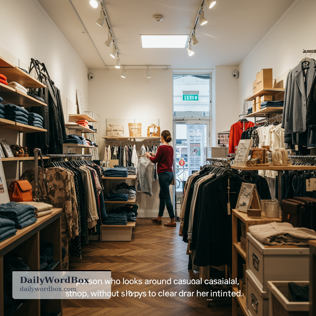 browser: A person who looks around casually, especially in a shop, without a clear intention to buy.