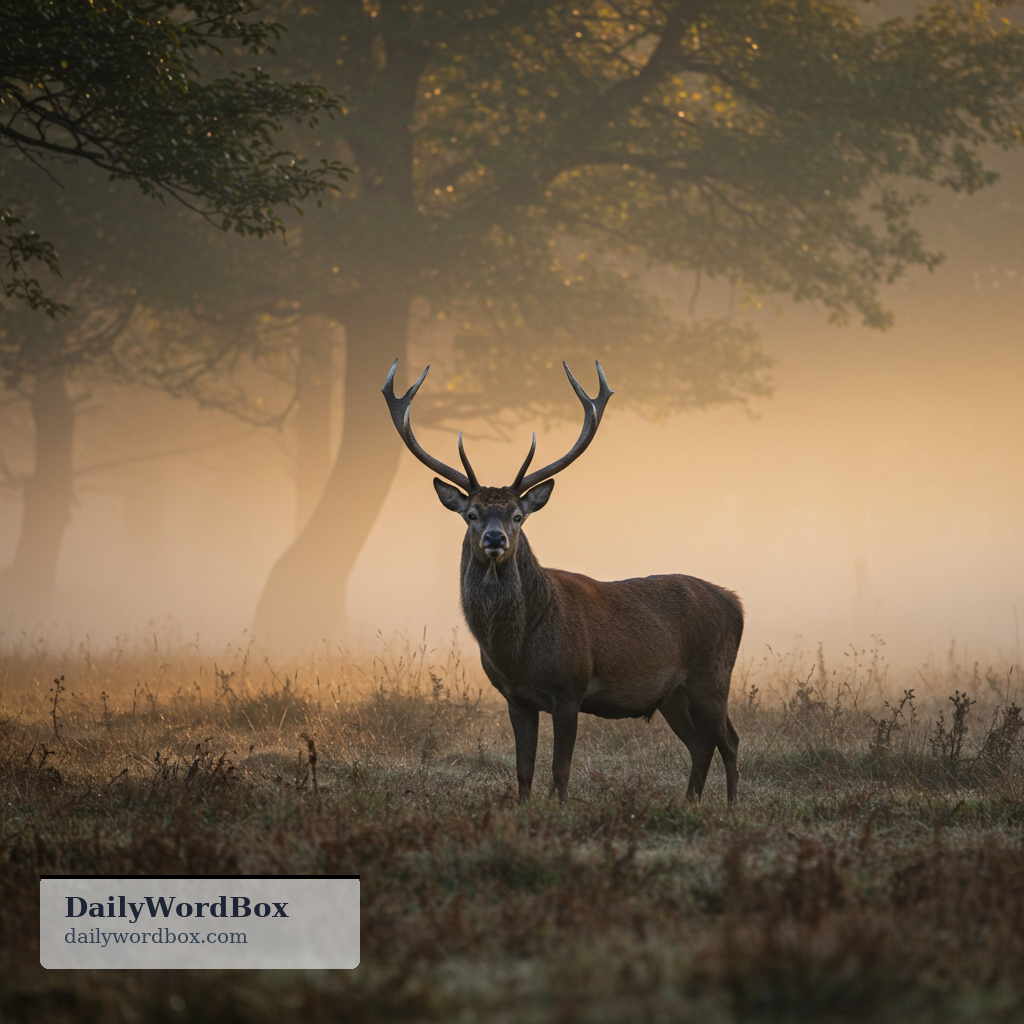 buck: a male deer