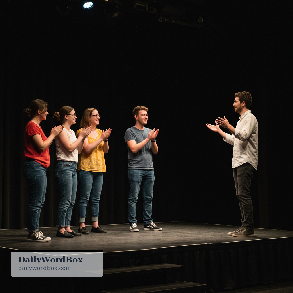 build up: to praise or promote someone or something strongly, sometimes exaggerating