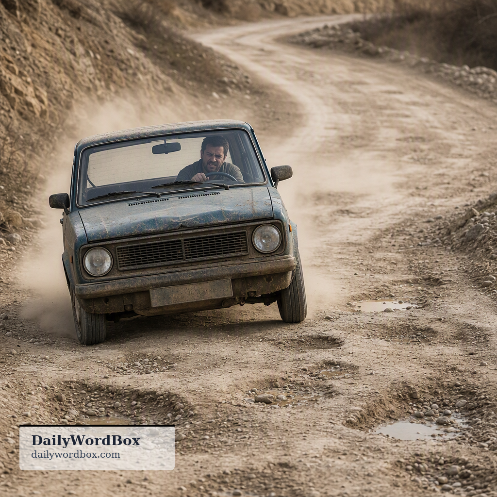 bumpy ride: A difficult or challenging period or experience.