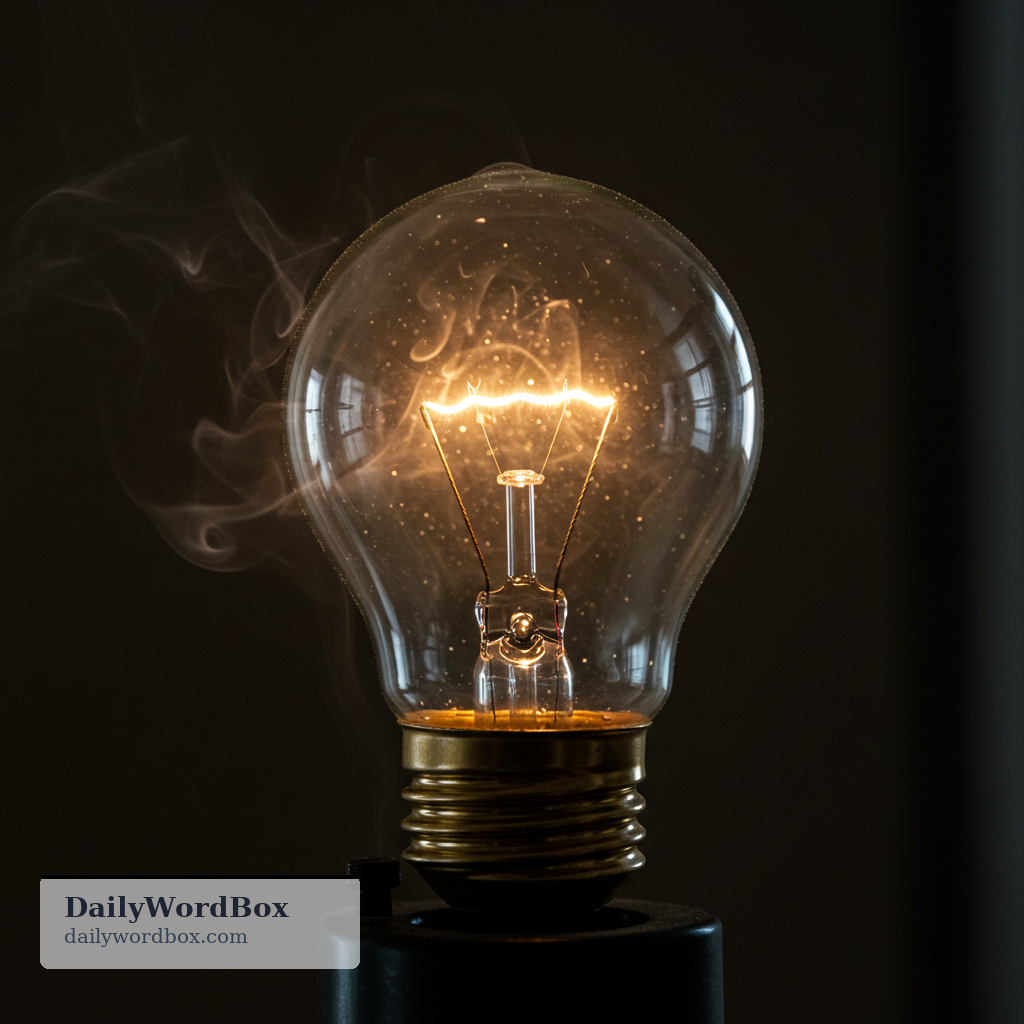 burnout: the failure of a light bulb, motor, or other device because it has overheated or worn out