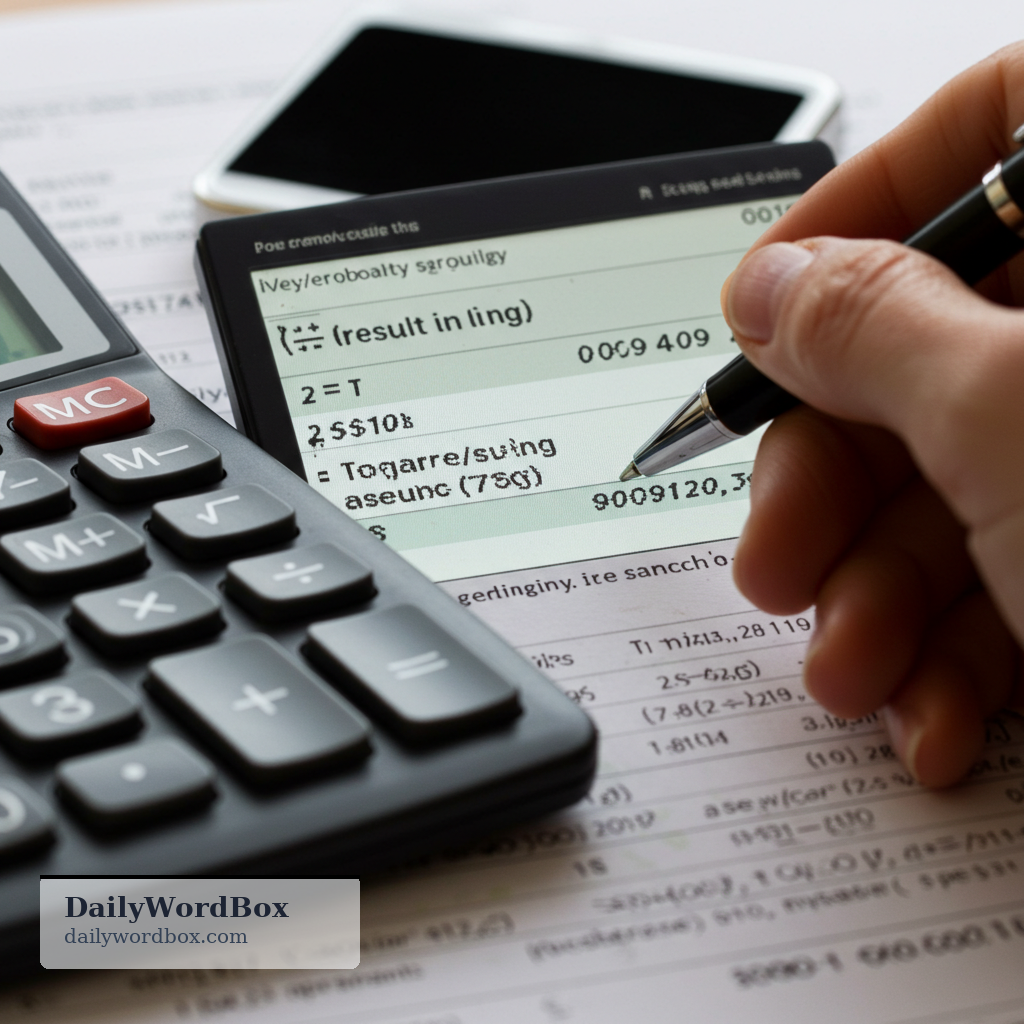 calculation: a result obtained by working something out with numbers