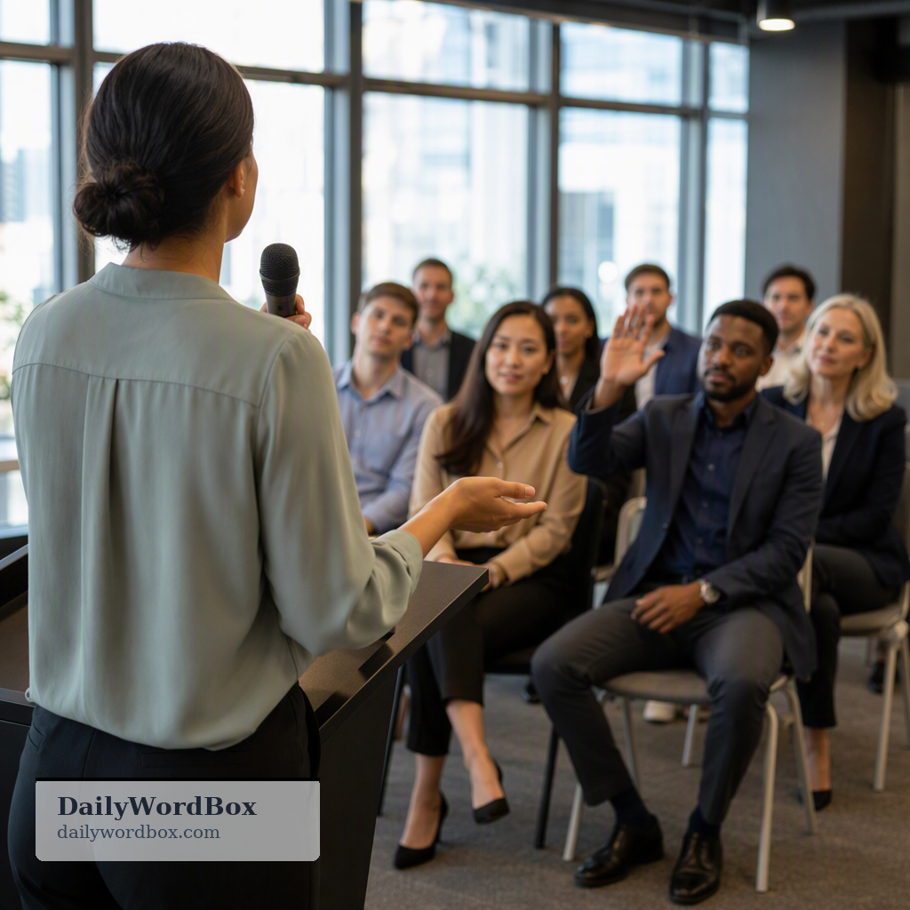 Can everyone hear me?: A common question asked to check if one's voice is audible and clear to a group, often at the start o…