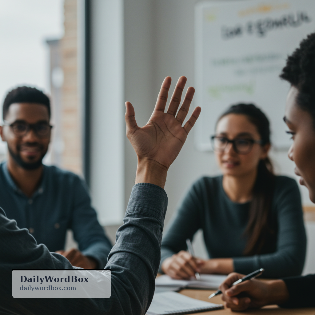 Can I add something?: A polite way to ask for permission to contribute to a discussion or conversation, usually to offer an…
