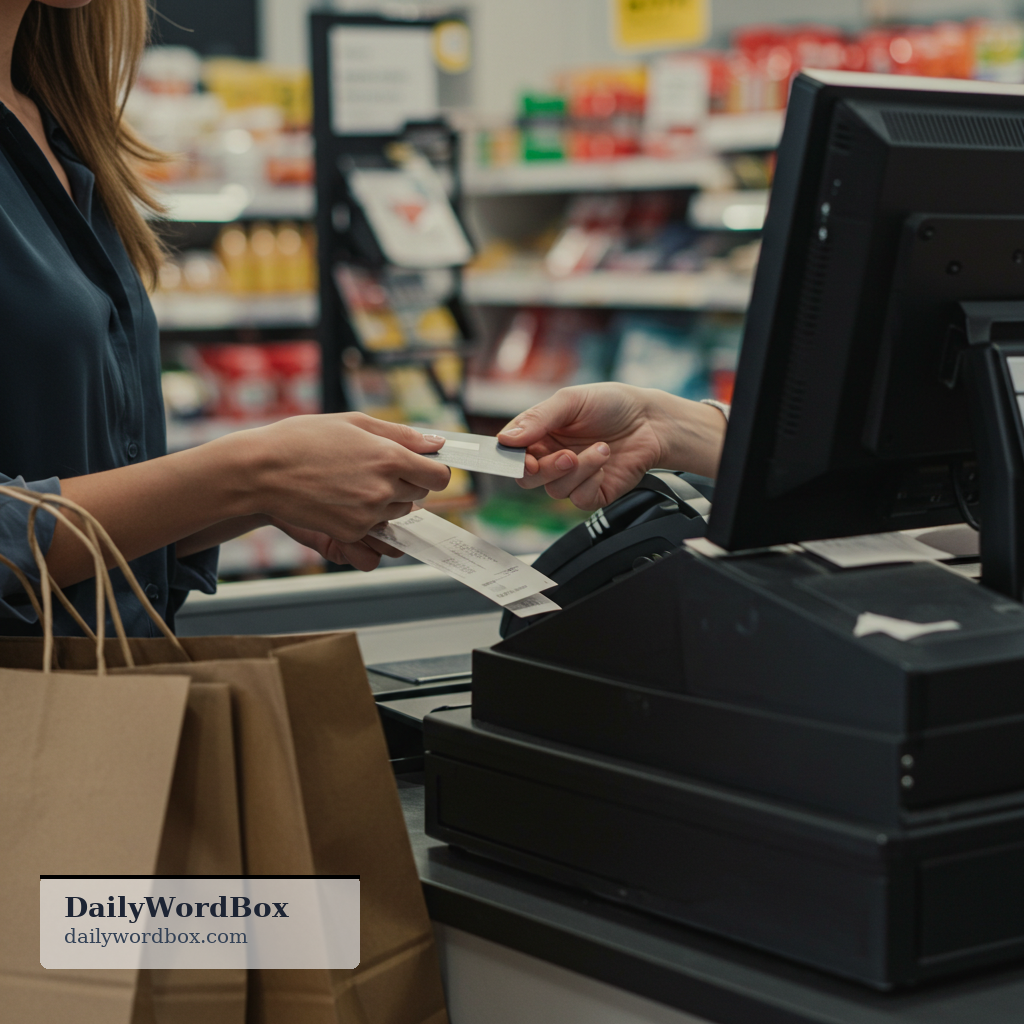 Can I have a receipt?: A polite request for proof of purchase after paying for something.