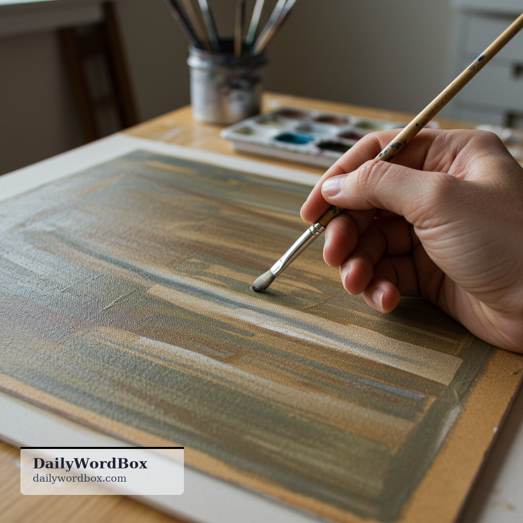 canvas: the surface or area on which an artist paints a picture