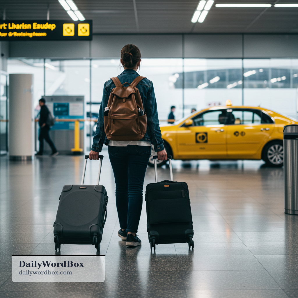 carry luggage: to hold and transport suitcases or bags while traveling
