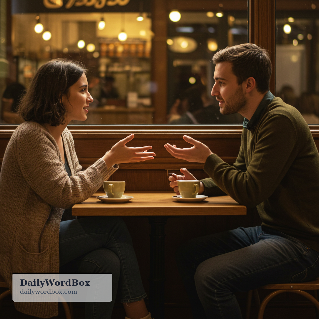 catch up: to talk with someone and share news after not seeing each other for a while