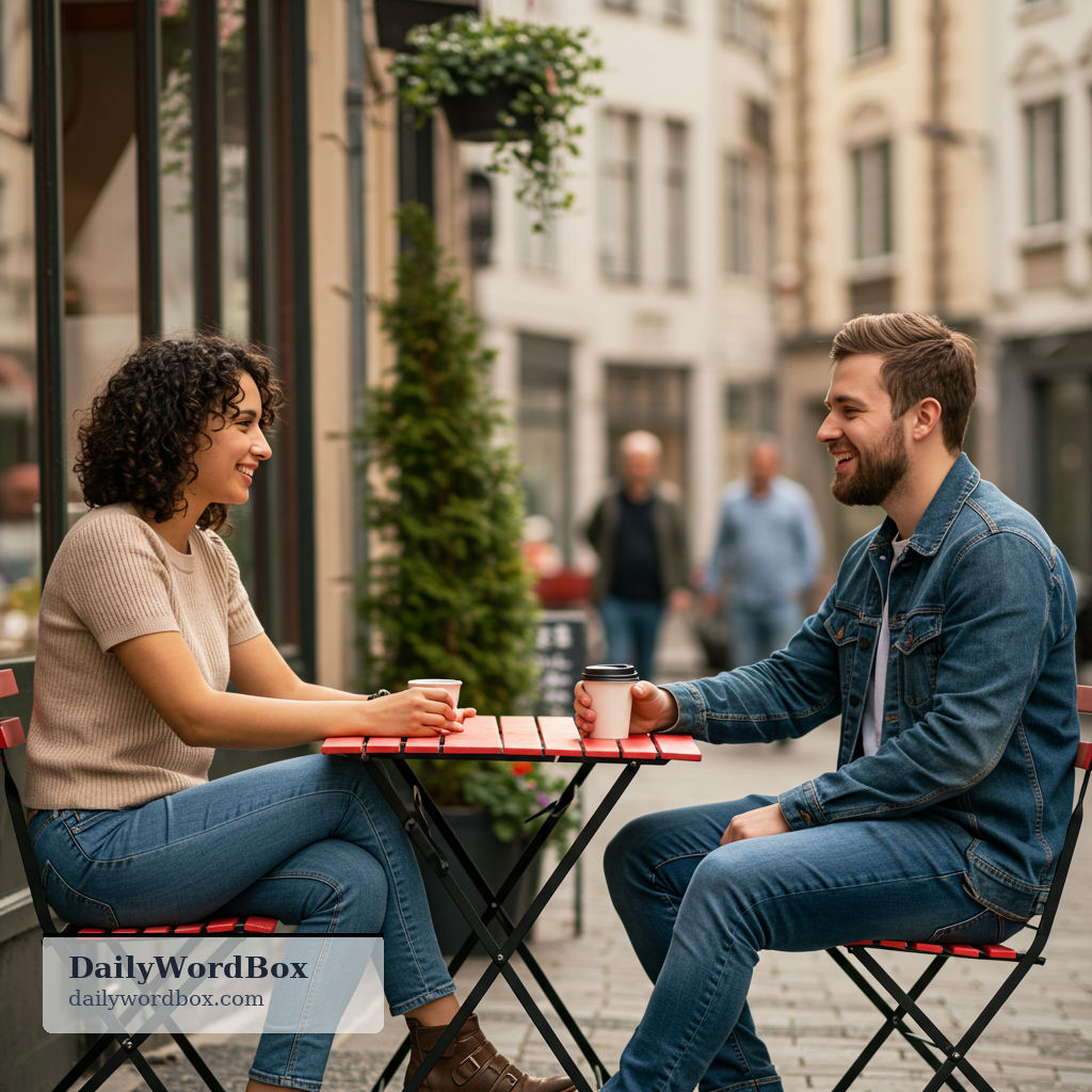 catch up with: to meet or talk with someone to share news after not seeing them for some time