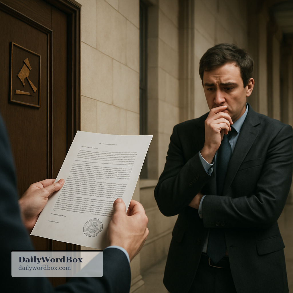 caveat: In law, a formal notice that prevents an action until the notice is dealt with.