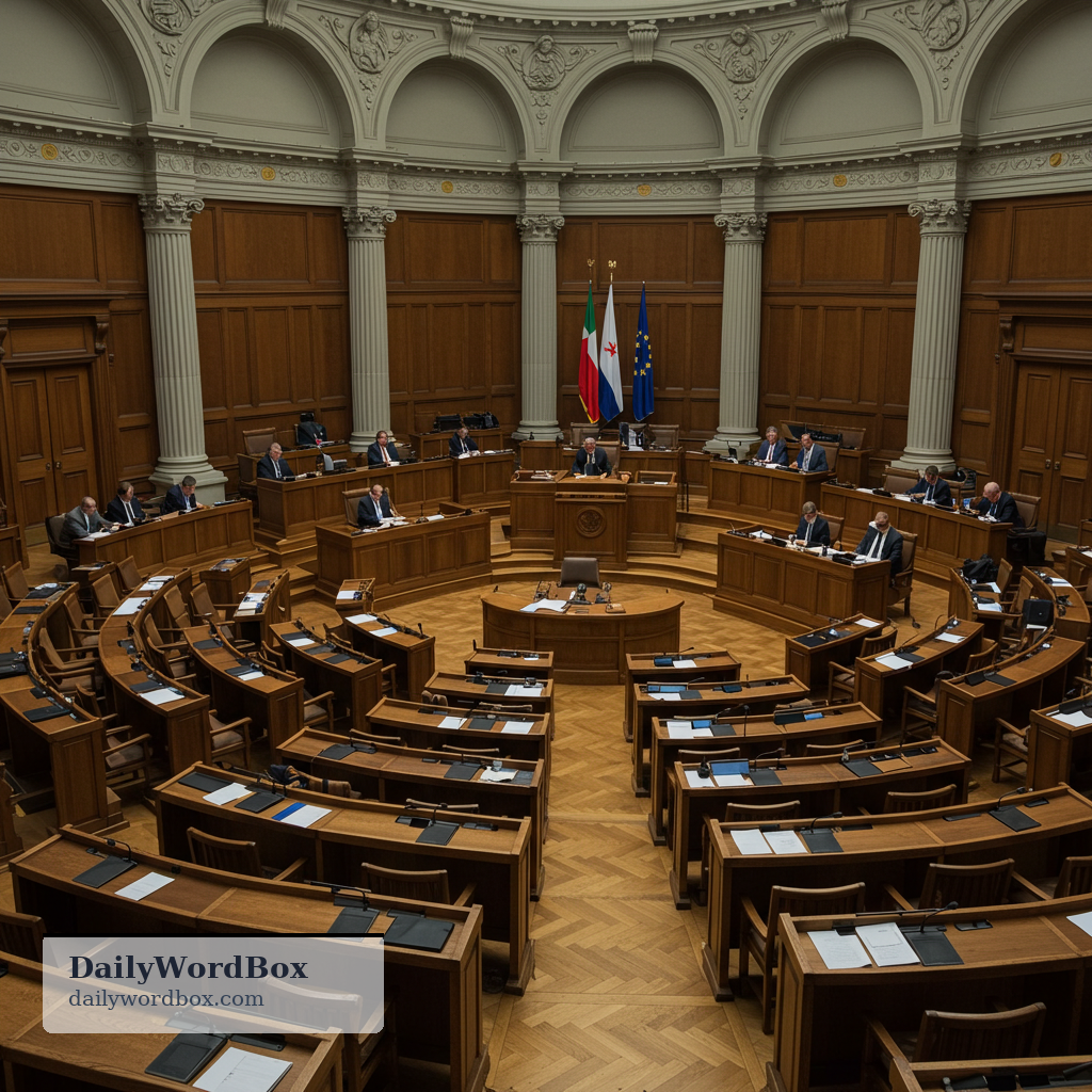 chamber: an enclosed room, especially one used for a particular purpose or by an official group