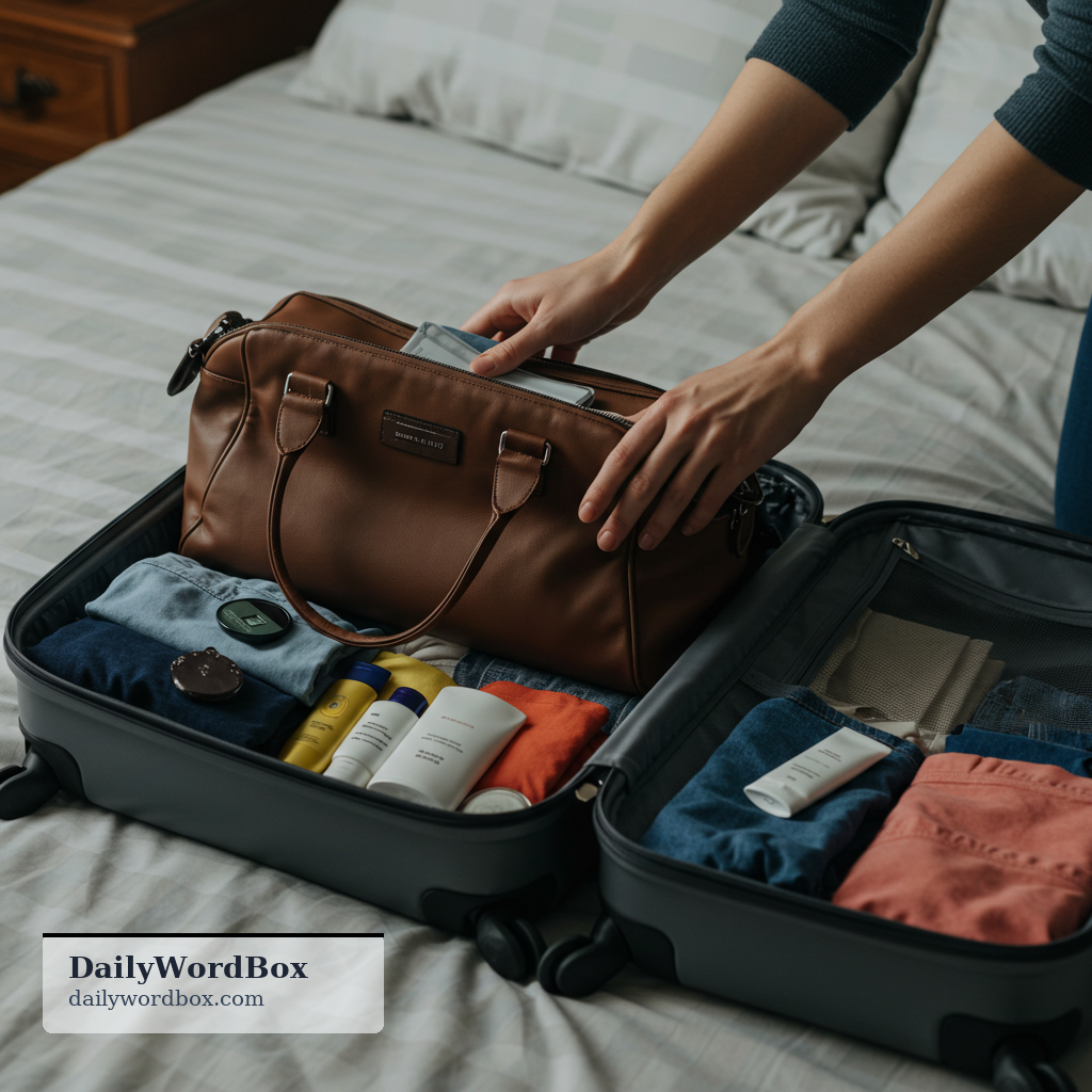 check over: to briefly inspect something (such as a room, bag, or item) to make sure everything is in order