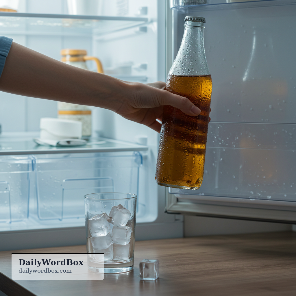 cold drink: a beverage that is served chilled or at a low temperature