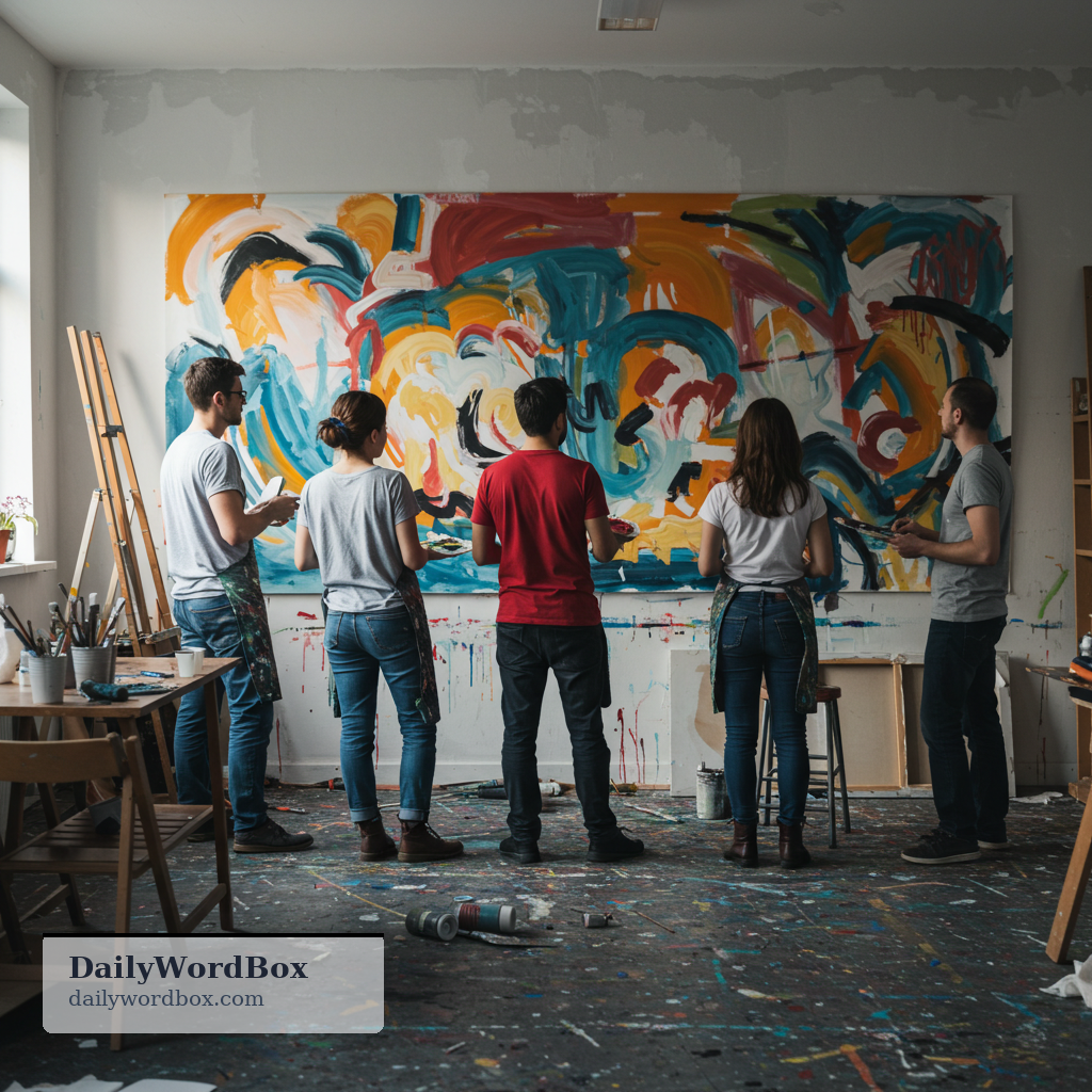 collective: A group of people who work together or are considered as a single unit, often in arts, business, or activism.