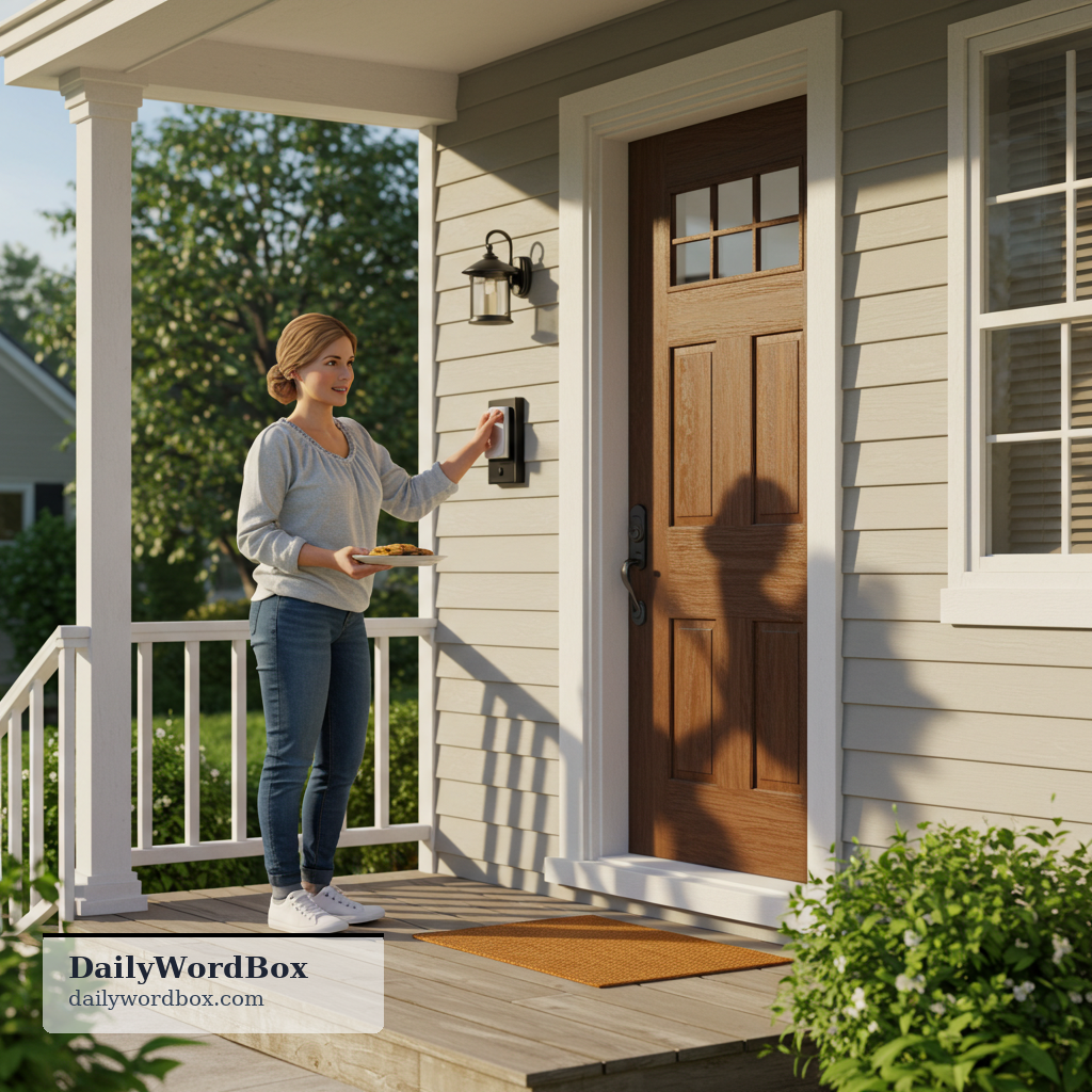 come around to: to start visiting someone’s home (often regularly and informally)