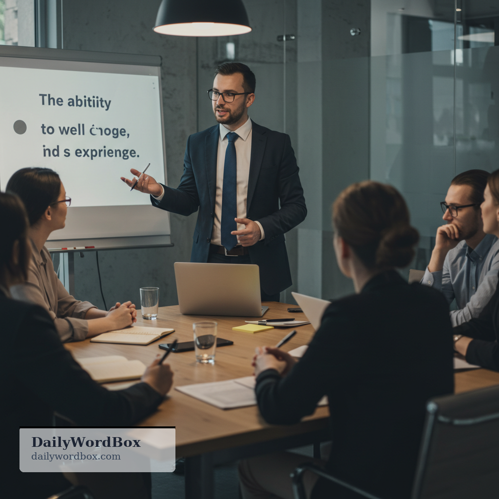 competence: the ability to do something well enough, based on skill, knowledge, and experience