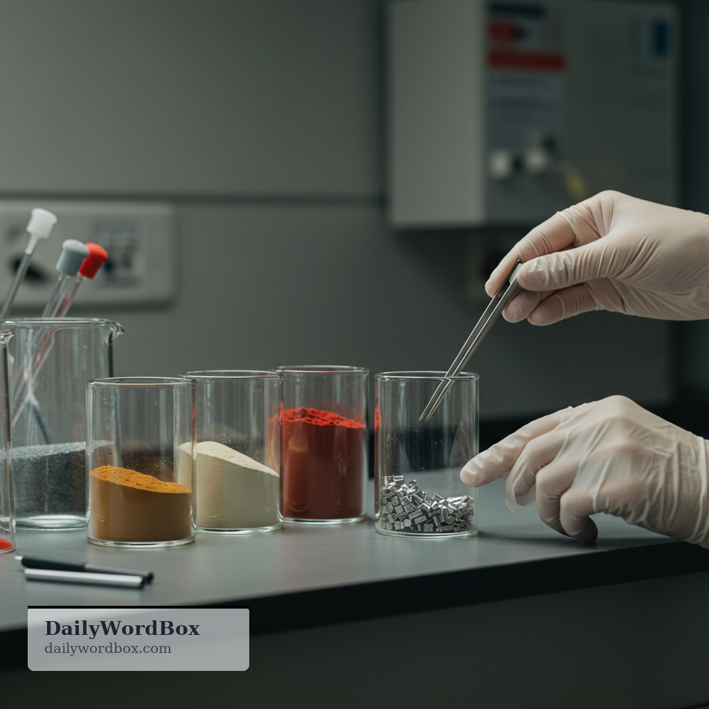 composition: the substances or elements that something is made of; makeup