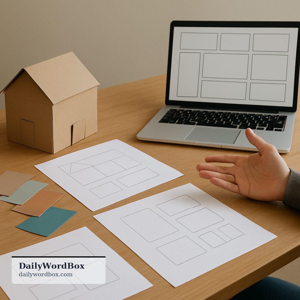 concept: a plan or basic design for a product, project, or artwork