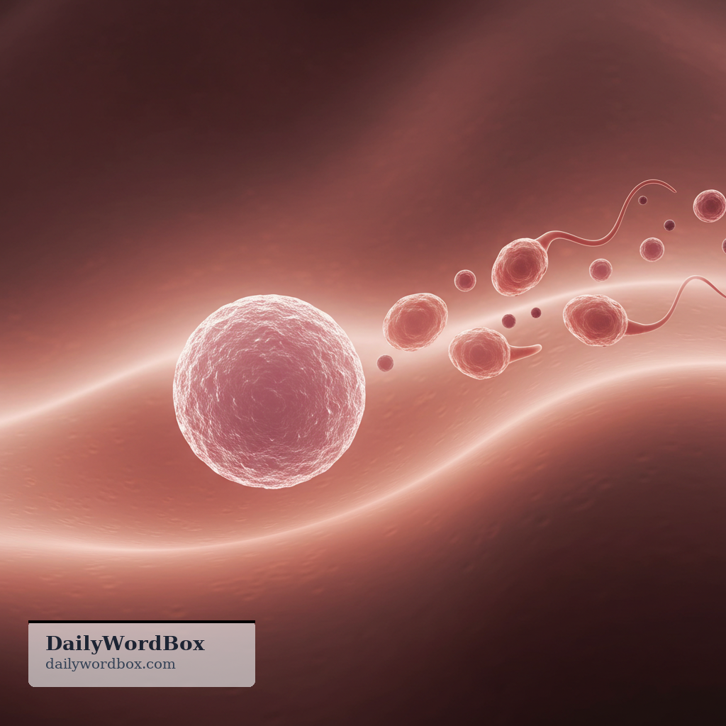 conception: the start of pregnancy when an egg is fertilized
