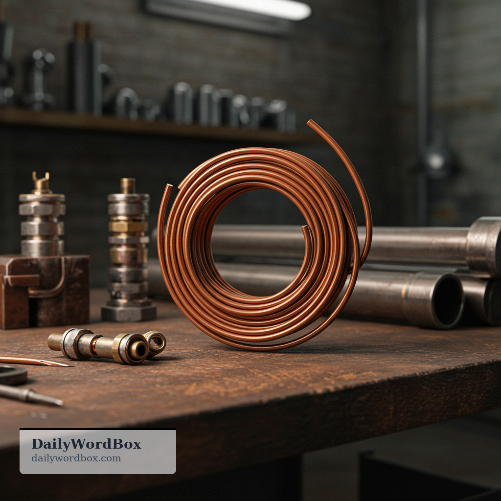 copper: a reddish-brown metal used widely for electrical wiring, pipes, and coins