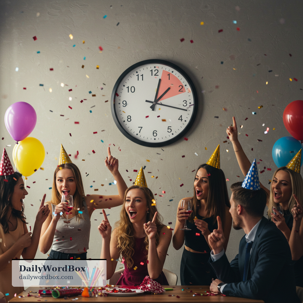count down: to count numbers backward as the time for something to happen approaches