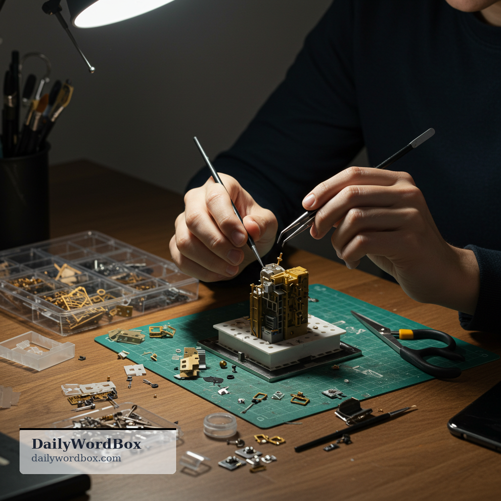 craft: to make something carefully and skillfully, often with attention to details or effects