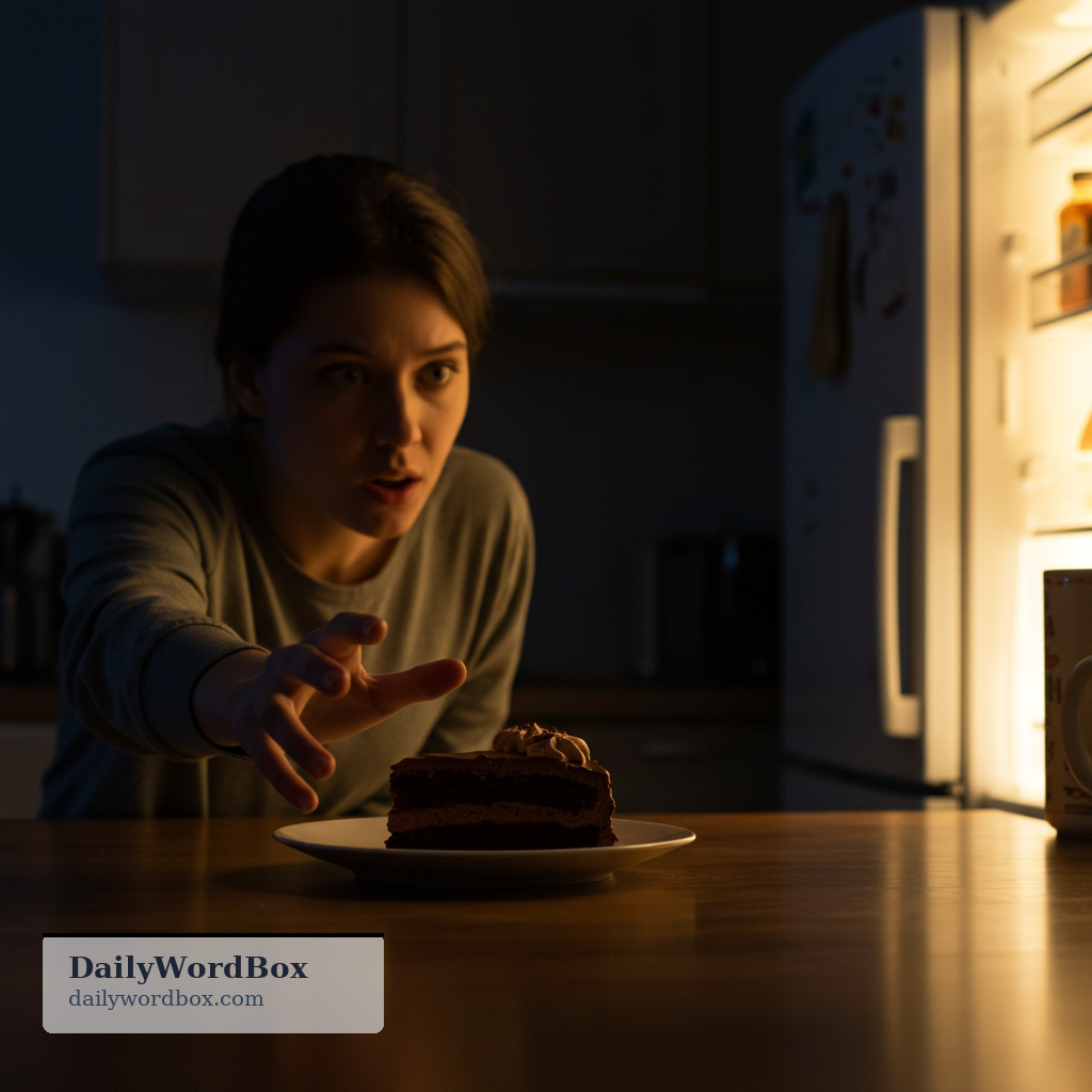 craving: a strong desire for a particular thing, especially food or drink